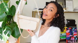 My FIRST Louis Vuitton Bag Unboxing  Multi Pochette Accessoire in Empreinte Leather [upl. by Renick]