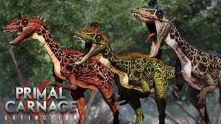 SAUROPHAGANAX ROBOT DINOSAURS amp MORE Primal Carnage Extinction  Update Showcase amp TDM Gameplay [upl. by Heyman887]