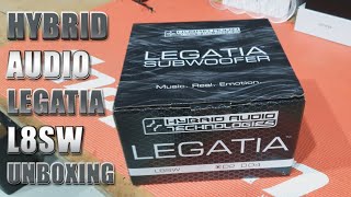 Hybrid Audio Technologies Legatia L8SW Unboxing [upl. by Duleba980]