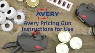 Avery Pricing Gun Instructions [upl. by Sialac]