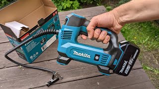 Makita 18v Cordless Inflator FULL Review amp TEST  DMP180z [upl. by Svend550]