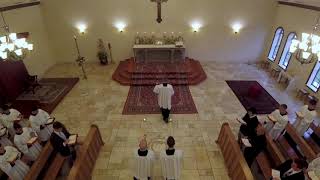 Sung Mass Traditional Latin Mass at St Thomas Aquinas Seminary [upl. by Eecak]