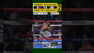 Manny Pacquiao 🇵🇭 VS 🇺🇸 Timothy Bradley 2  April 12 2014  ROUND 6 [upl. by Dorcea]