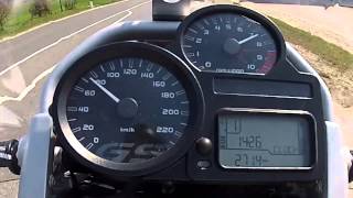 0100 kmh Acceleration Beschleunigung BMW R1200GS 2012 [upl. by Ledoux]