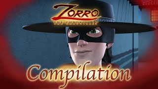 Zorro the Chronicles  Episode 21  24  1 Hour COMPILATION  Superhero cartoons [upl. by Birdie]