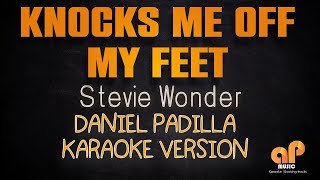 KNOCKS ME OFF MY FEET  Stevie Wonder kARAOKE HQ VERSION [upl. by Suiravaj]