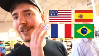 MrBeast habla español quoten varios idiomasquot [upl. by Lupee]