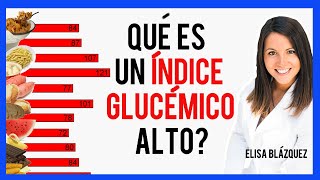 ¿Cómo calcular el ÍNDICE GLUCÉMICO 🟢 ELISA BLÁZQUEZ Nutricionista [upl. by Flessel52]