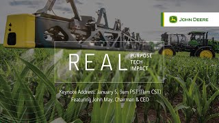 Leading the Tech Revolution to Feed amp Build A Growing World  John Deere CES 2023 Keynote Address [upl. by Nedle51]