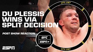 UFC 297 Post Show debates if Sean Strickland or Dricus Du Plessis won  ESPN MMA [upl. by Airel]