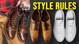 How To Style Sneakers Boots and Dress Shoes [upl. by Zeph]