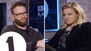 Seth Rogen amp Chloë Grace Moretz Insult Each Other  CONTAINS STRONG LANGUAGE [upl. by Bekelja]