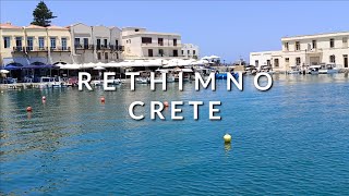 Rethimno Crete Greece Walking Tour 24th July 2024 [upl. by Lon]