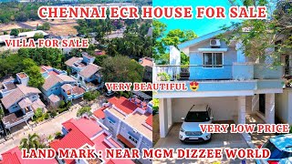 House For Sale In Chennai  EcrOn Road Projectlow pricehouse beachhouse villa ecr [upl. by Eirual]