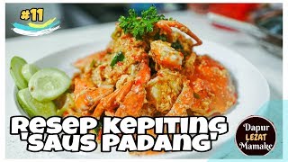 Resep kepiting saus padangCara memasak kepiting dan Rahasia membersihkan kepiting [upl. by Picker314]