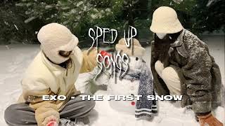 EXO  The First Snow sped up [upl. by Arikahc]