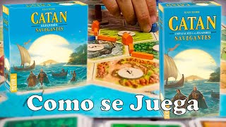 Catan Navegantes 11  Expansión  Como se juega [upl. by Enilarak]