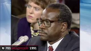 Supreme Court Moments in History Clarence Thomas and Anita Hill [upl. by Notnilc]