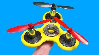 9 AWESOME FIDGET SPINNER TRICKS amp LIFE HACKS [upl. by Eivad321]