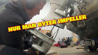 Hur man byter impeller på båtmotor utombordare SUPER LÄTT [upl. by Saiff]