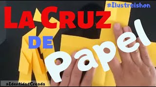 Como evangelizar con creatividad🗣️  ✝️ LA CRUZ DEL PAPEL  Tutorial de Evangelismo Creativo [upl. by Atinhoj774]