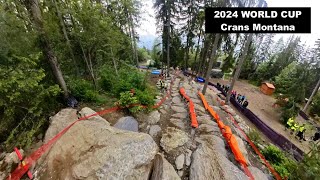 2024 UCI MTB World Series Crans Montana🇨🇭 COURSE PREVIEW [upl. by Ahsitruc741]