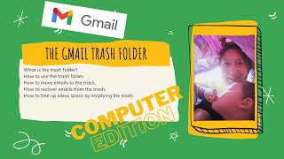 The Gmail Trash Folder  Email Recovery Empty Trash on a Computer [upl. by Aissenav]