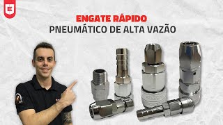 ENGATE RÁPIDO PNEUMÁTICO DE ALTA VAZÃO [upl. by Dedrick]