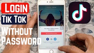 How To Login To Tik Tok Without Password [upl. by Raye]