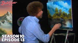 Bob Ross  Lakeside Cabin Season 10 Episode 13 [upl. by Repinuj]