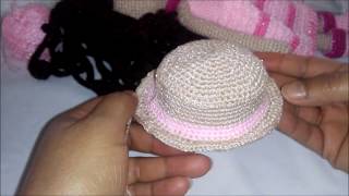 Muñeca amigurumi a crochet sombrero 🎩 [upl. by Wadsworth228]