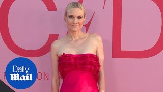 Diane Kruger is flaming red at the 2019 CFDA Fashion Awards [upl. by Jackquelin]