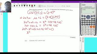 CXC 2021 June math past paper 2 Question 2 [upl. by Karita172]