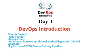 Day 1 DEVOPS LIVE TRAINING JANUARY 2024  Introduction [upl. by Ilek]