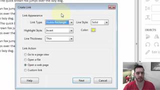 How to Make a Hyperlink in a PDF File [upl. by Whitcomb443]