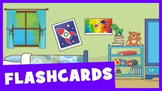 Learn Rooms of the House  Talking Flashcards [upl. by Learsi]