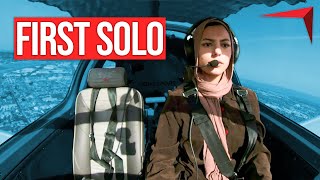 Student Pilot First Solo  NEVER BEFORE FILMED [upl. by Rida]