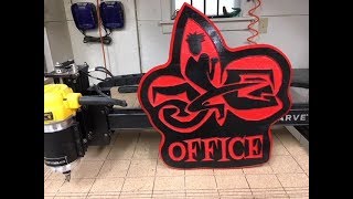 How to Paint a Sign Using Masking Film PART 3 [upl. by Cull]