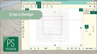 How to Crop a Design in ProStitcher [upl. by Thurlow]