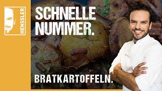 Schnelles Bratkartoffel Rezept von Steffen Henssler [upl. by Nsaj101]