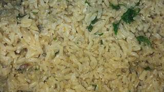 BROWN CILANTRO LIME RICE CHIPOTLE COPYCAT LOW SODIUM [upl. by Ripleigh]