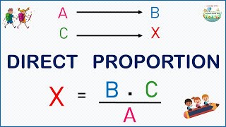 DIRECT PROPORTION  How to solve problems with directly proportional relationships [upl. by Odama736]