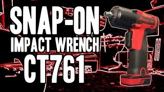 Snapon CT761 38quot Impact Wrench  144v MicroLithium Cordless [upl. by Htaeh]