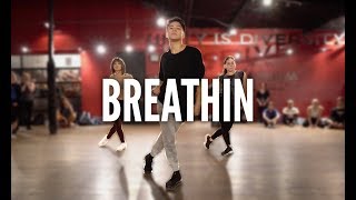 ARIANA GRANDE  Breathin  Kyle Hanagami Choreography [upl. by Ellenaj]