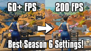 Fortnite Season 6 Settings Guide  FPS Boost Colorblind Modes amp More [upl. by Clementius247]