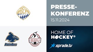 15112024  Pressekonferenz  ESC Riverrats Geretsried vs EHC Königsbrunn [upl. by Karil]