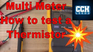 How to test a Thermistor  Combi boiler faults  Multi Meter Fault finding [upl. by Enelrahc963]