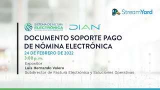 Documento Soporte de Nómina Electrónica  DIAN [upl. by Ardnuaed]