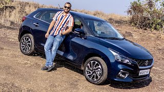 2022 Maruti Suzuki Baleno Alpha AMT  AGS  Detailed Drive Review [upl. by Eikceb898]