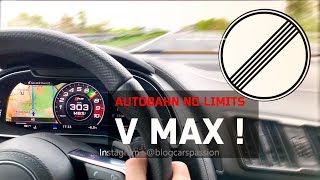 305 KMH en toute légalité  Excès de vitesse sur AUTOROUTE Allemande [upl. by Elleahcim]